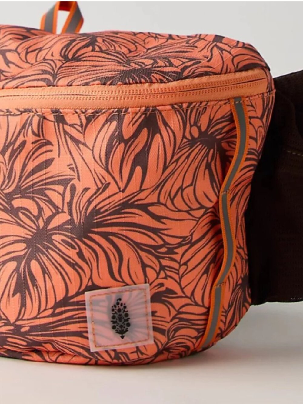 Free People Movement The Happy Camper Sling Bag Coral Floral Fanny Pack - NEW - Picture 2 of 10